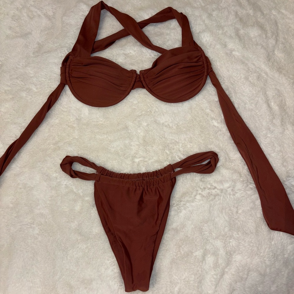 Brown bikini